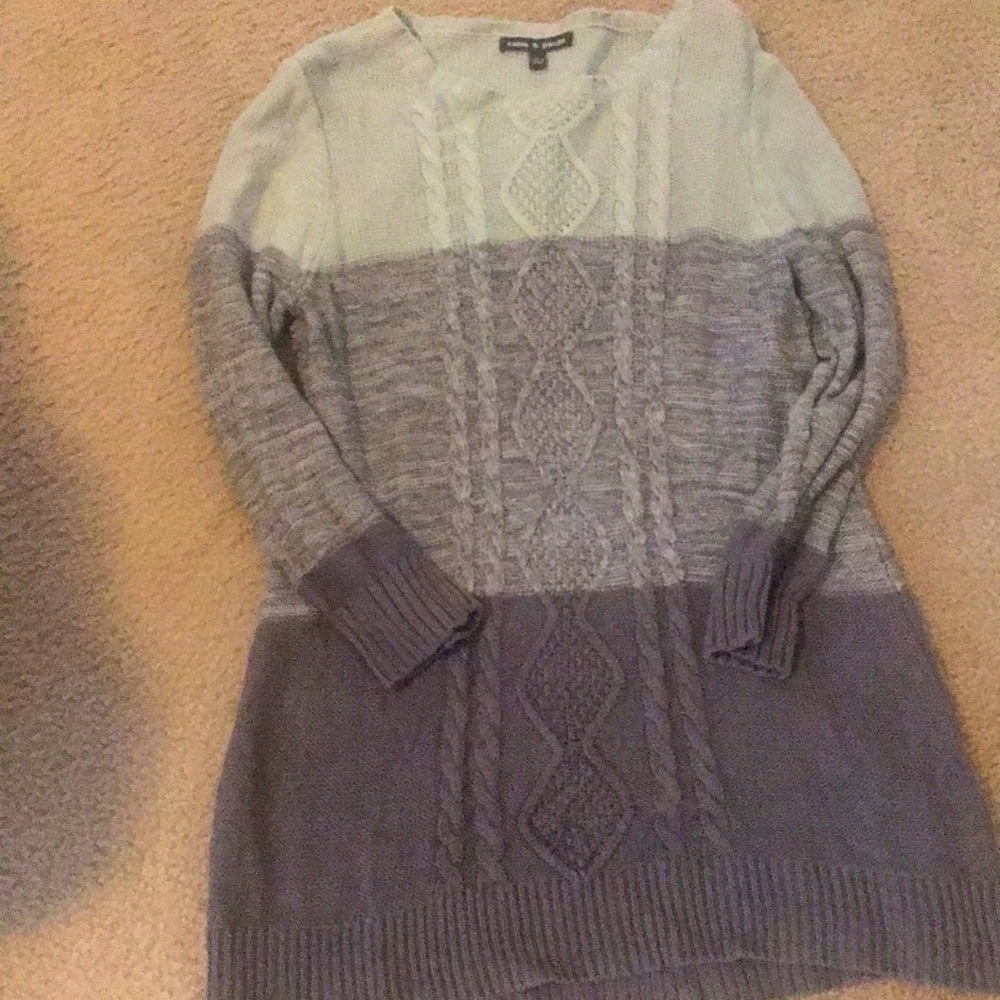 Gray sweater